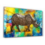 Wallity Pintura Decorativa de Vidrio Templado Multicolor 46 x 72 cm